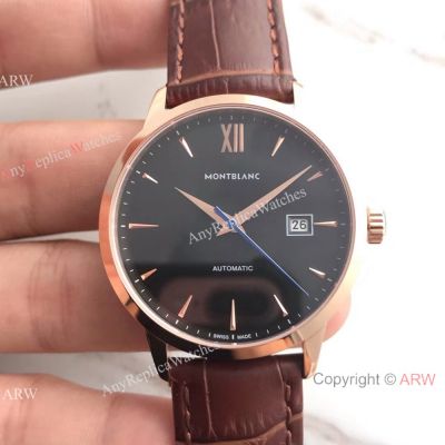 Swiss Quality Montblanc Meisterstuck Watch Swiss 9015 Rose Gold 40mm